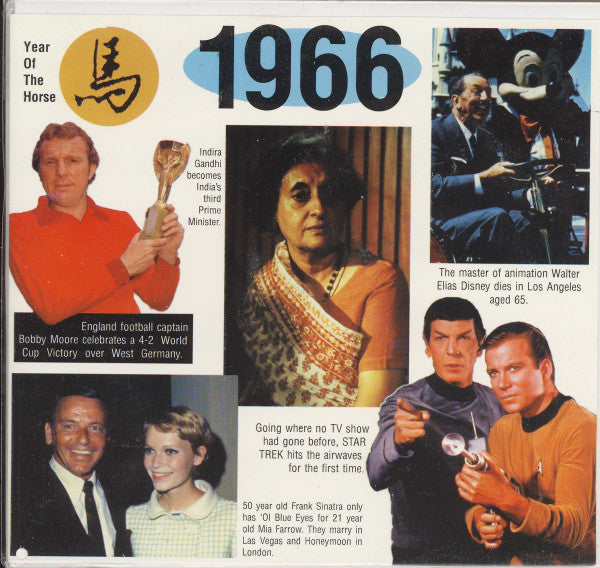 Various : 20 Original Chart Hits - 1966 (CD, Comp, Gre)