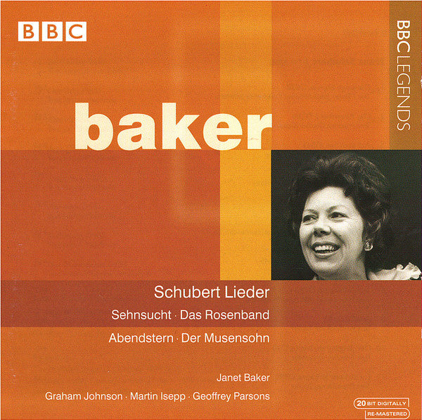 Baker* : Schubert Lieder (CD, RM, RP)