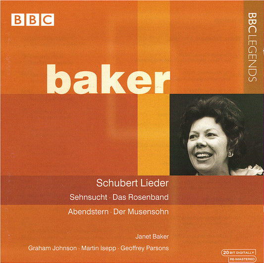 Baker* : Schubert Lieder (CD, RM, RP)