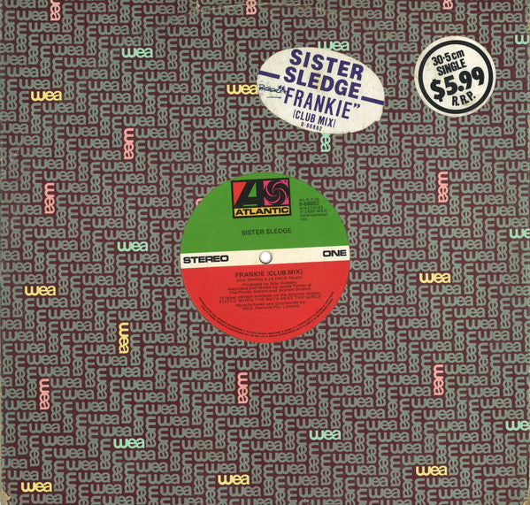 Sister Sledge : Frankie (12", Single)