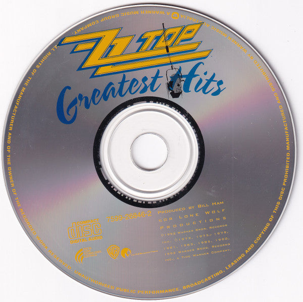 ZZ Top : Greatest Hits (CD, Comp, RE, RM)
