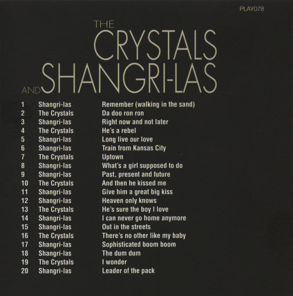 The Crystals and The Shangri-Las : The Crystals and Shangri-Las (CD, Comp)