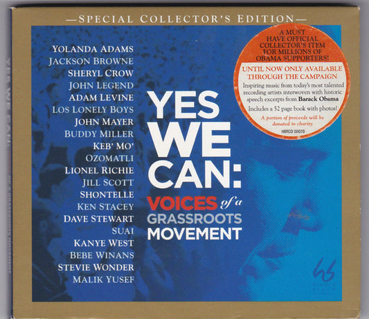 Various : Yes We Can: Voices Of A Grassroots Movement (CD, Album, S/Edition)