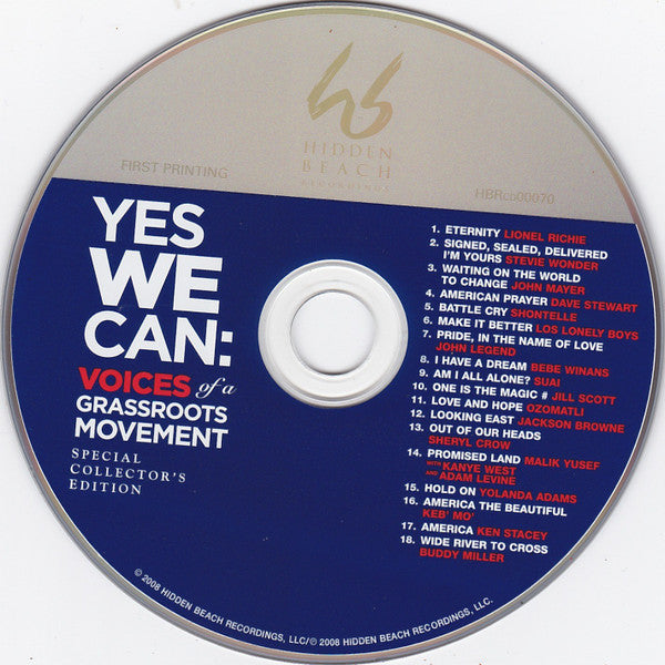 Various : Yes We Can: Voices Of A Grassroots Movement (CD, Album, S/Edition)