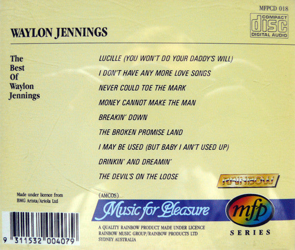Waylon Jennings : The Best Of Waylon Jennings (CD, Comp)