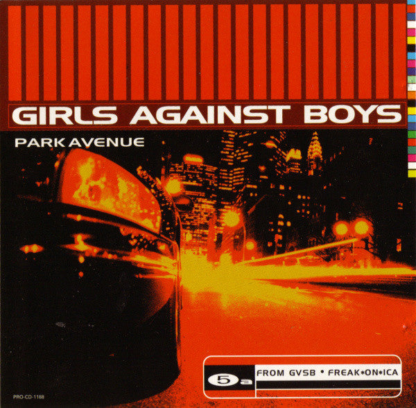 Girls Against Boys : Park Avenue (CD, Single, Promo)
