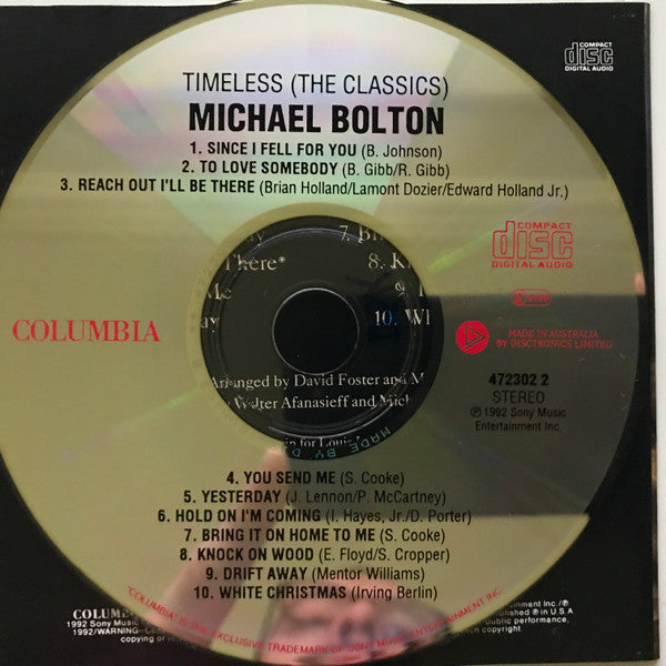 Michael Bolton : Timeless (The Classics) (CD, Album)