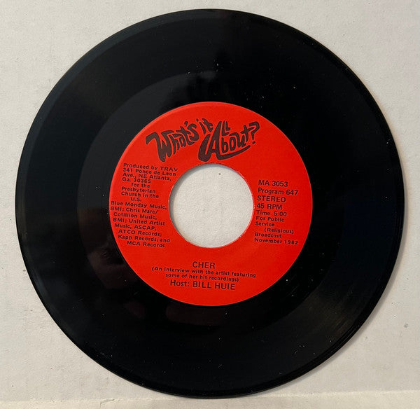 Cher / Roberta Flack : What's It All About? (7", Transcription)