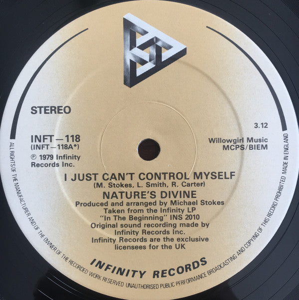 Nature's Divine : I Just Can't Control Myself (12")