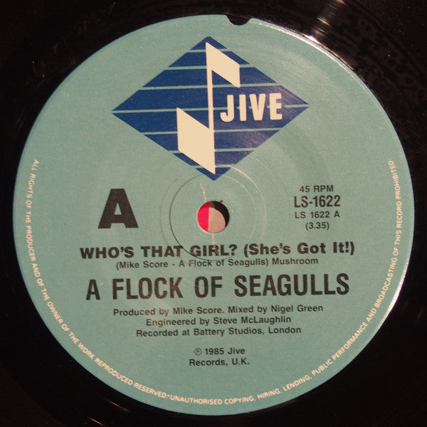 A Flock Of Seagulls : Who's That Girl? (She's Got It!) (7", Single)