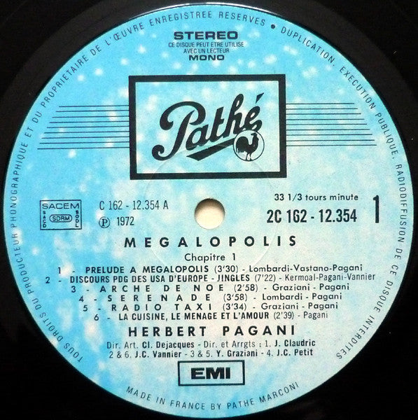 Herbert Pagani : Megalopolis (2xLP, Album)