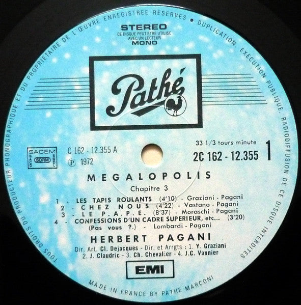 Herbert Pagani : Megalopolis (2xLP, Album)