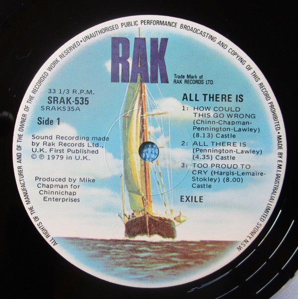 Exile (7) : All There Is (LP, Album)