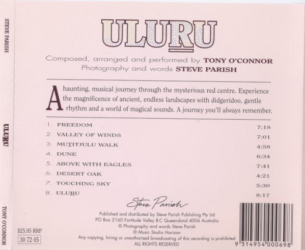Tony O'Connor (2) : Uluru (CD, Album)