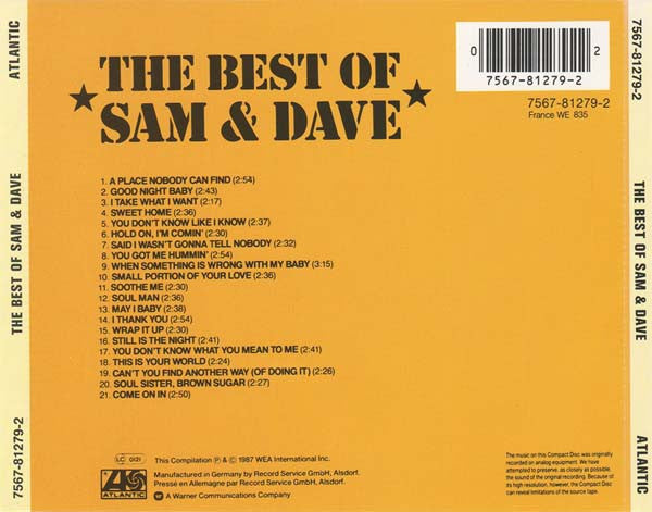 Sam & Dave : The Best Of Sam & Dave (CD, Comp)