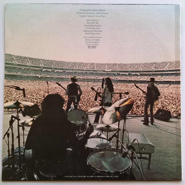 Johnny Winter : Captured Live! (LP, Album)