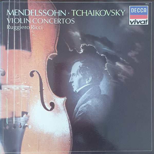Felix Mendelssohn-Bartholdy, Pyotr Ilyich Tchaikovsky, Jean Fournet, Ruggiero Ricci, Radio Filharmonisch Orkest : Violin Concertos (LP, Album)