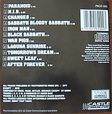 Black Sabbath : Greatest Hits (CD, Comp, RE)