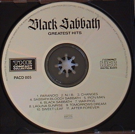 Black Sabbath : Greatest Hits (CD, Comp, RE)