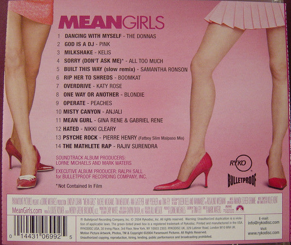 Various : Mean Girls, Music From The Motion Picture (CD, Comp)