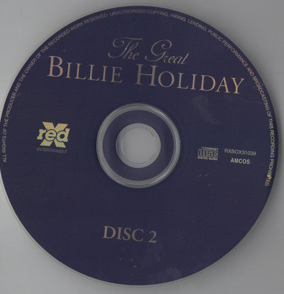 Billie Holiday : The Great Billie Holiday  (3xCD, Comp + Box)