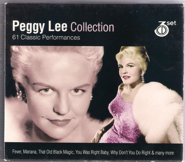 Peggy Lee : Peggy Lee Collection - Diamond Collection - 61 Classic performances (3xCD, Comp, +bo)