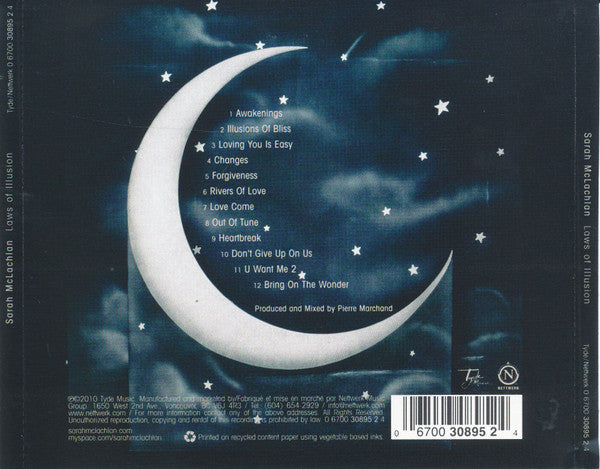 Sarah McLachlan : Laws Of Illusion (CD, Album)
