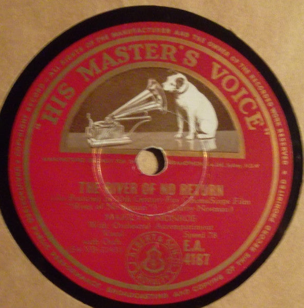 Marilyn Monroe : The River Of No Return / I'm Gonna File My Claim (Shellac, 10")