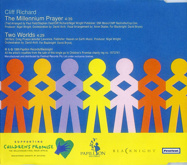 Cliff Richard : The Millennium Prayer (CD, Single)