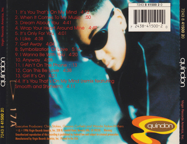 Quindon : Quindon (CD, Album)