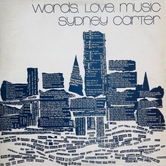 Sydney Carter : Words, Love, Music (LP, Album)