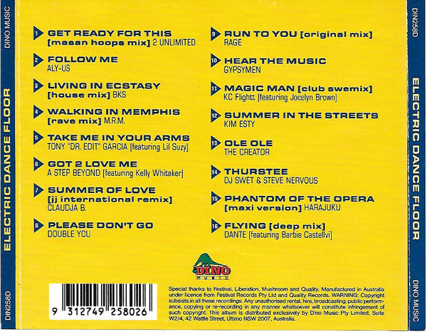 Various : Electric Dance Floor (CD, Comp)