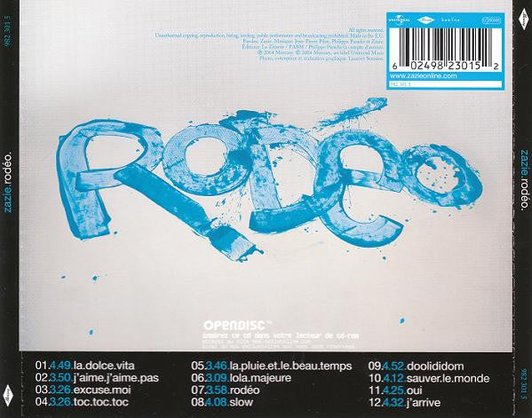 Zazie : Rodéo (CD, Album, Enh)