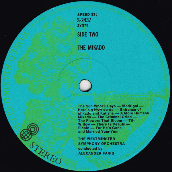 Gilbert & Sullivan : The Mikado (LP, Album, Club, RE)