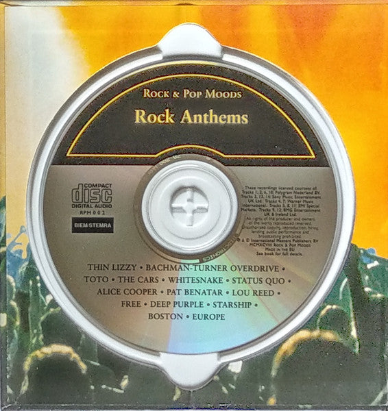 Various : Rock & Pop Moods: Rock Anthems (CD, Comp, Club)