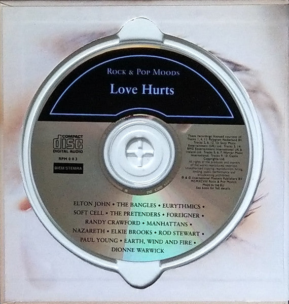 Various : Rock & Pop Moods: Love Hurts (CD, Comp, Club)