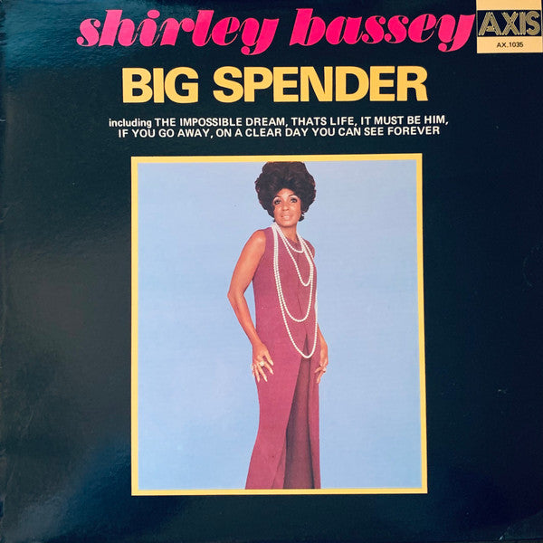 Shirley Bassey : Big Spender (LP, Mono, RE)