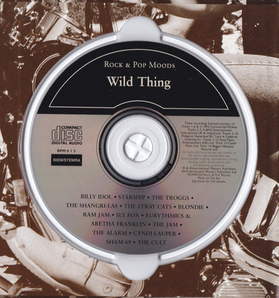 Various : Rock & Pop Moods: Wild Thing (CD, Comp, Club)