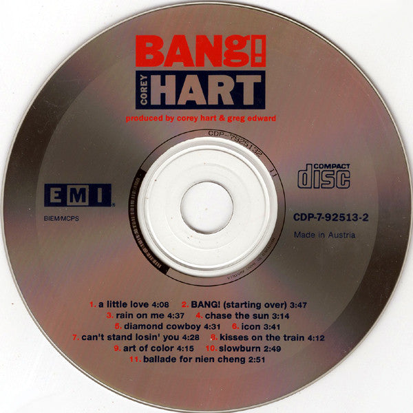 Corey Hart : Bang! (CD, Album)