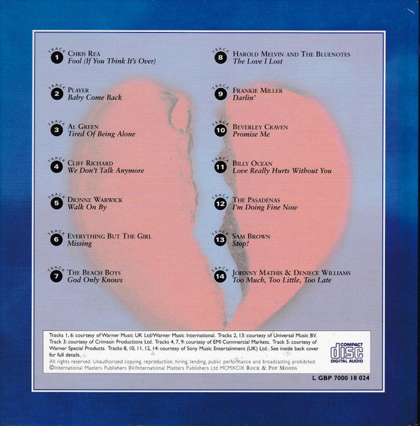Various : Rock & Pop Moods: Separate Lives (CD, Comp, Club)