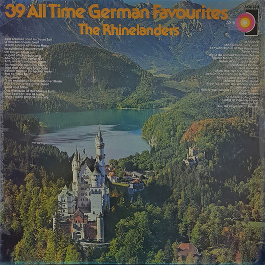 The Rhinelanders : 39 All Time German Favourites (LP)