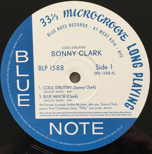 Sonny Clark : Cool Struttin' (LP, Album, RE, 180)