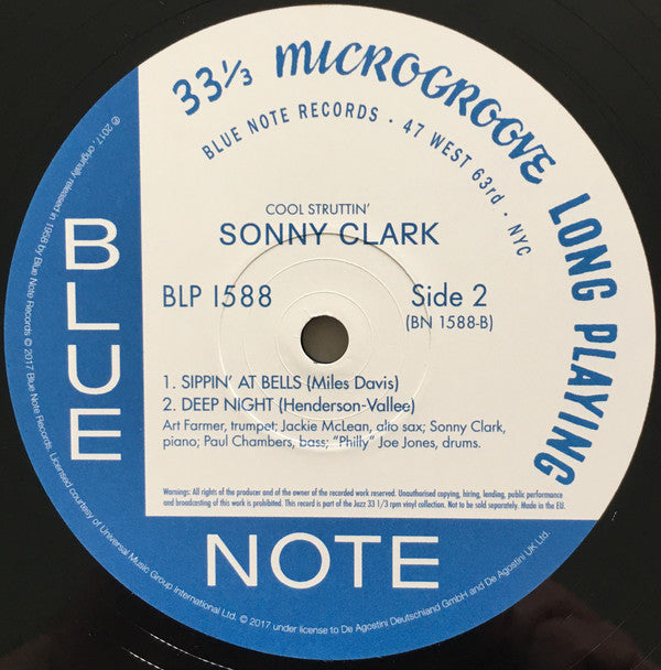 Sonny Clark : Cool Struttin' (LP, Album, RE, 180)