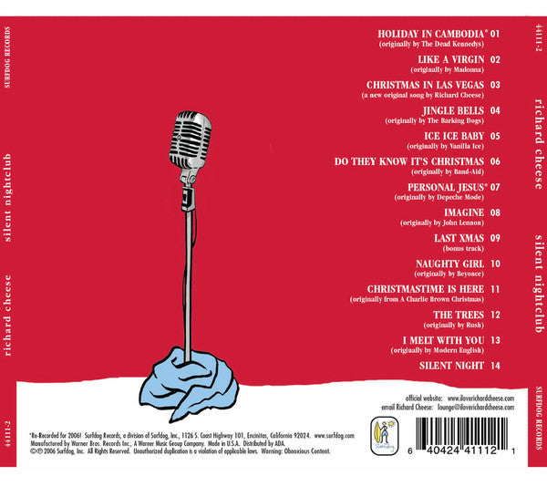 Richard Cheese : Silent Nightclub (CD, Album, Jew)