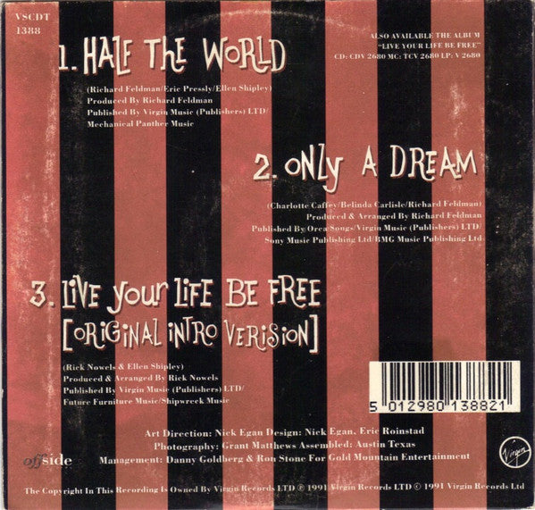 Belinda Carlisle : Half The World (CD, Single)