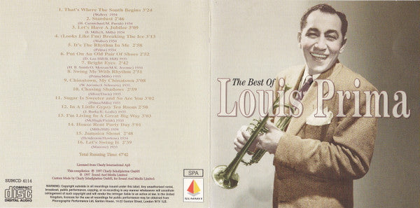 Louis Prima : The Best Of (CD, Comp, RM)