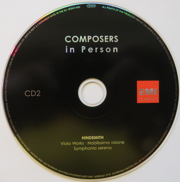 Various : Composers in Person (22xCD, Mono, RM + Box, Comp)