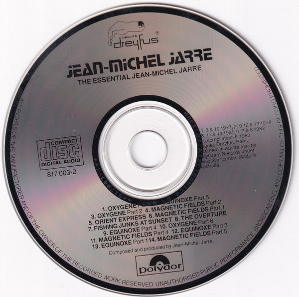 Jean-Michel Jarre : The Essential Jean Michel Jarre (CD, Comp)