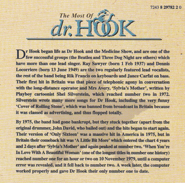 Dr. Hook : The Most Of Dr. Hook (CD, Comp)