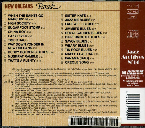 Various : New Orleans Parade (CD, Comp)